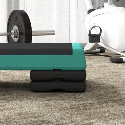 SPORTNOW Step Aerobic Step Fitness Antiscivolo Altezza Regolabile 3