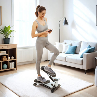 Stepper Aérobie Avec Écran LCD Et Guidon - NEUF - Fitness À Domicile