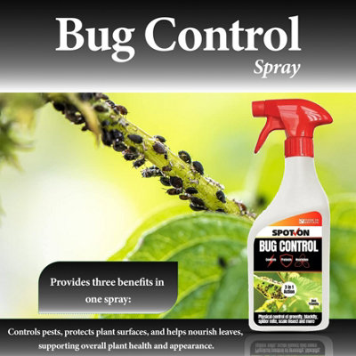 Spot On Bug Control 1 Liter Ready to Use Spray Controls Aphids Greenfly ...