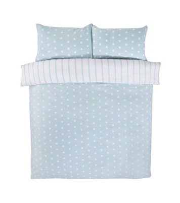 Spots and Stripes Brushed Microfibre Duvet Cover Sets