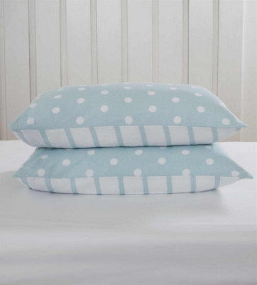 Spots and Stripes Brushed Microfibre Duvet Cover Sets