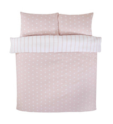 Spots and Stripes Brushed Microfibre Duvet Cover Sets
