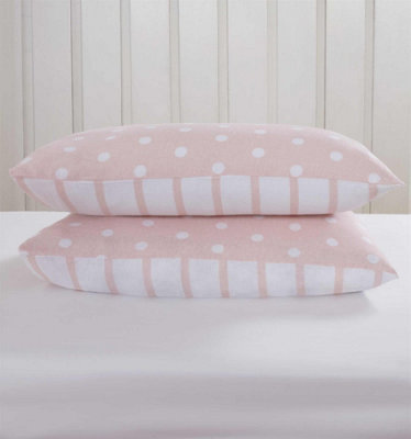 Spots and Stripes Brushed Microfibre Duvet Cover Sets