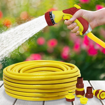 Spray Gun Set Heavy Duty Flexible Spray Hose Pipe Garden Home ...