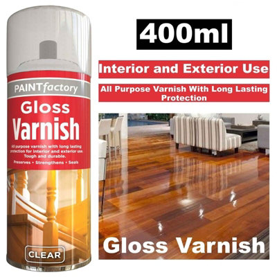 400 ml All Purpose Spray Paint For Wood Metal Plastic Matt & Gloss Finish  Interior Exterior Use