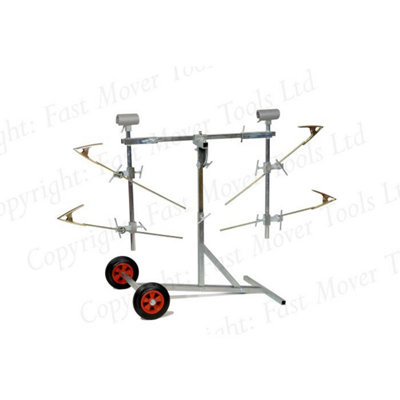 Sprayers Mobile Bumper Spraying Stand, Fully Adjustable And Rotating