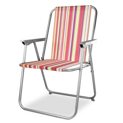 Striped camping online chair