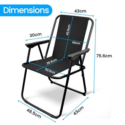 Spring Garden Outdoor Chair BLACK - 5