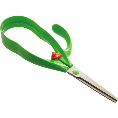 Spring Loaded Scissors - Easy Grip Self Opening Mobility Aid Scissor ...