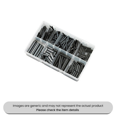 Spring Roll Pins Clips & Rivets Imperial Assorted Box 385pcs