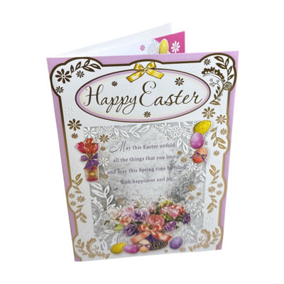 Spring Time Filled With Happiness And Joy Easter Card