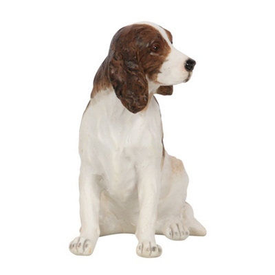 Springer Spaniel Dog Ornament with Mini Standing Sentiment Card