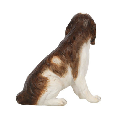 Springer Spaniel Dog Ornament with Mini Standing Sentiment Card