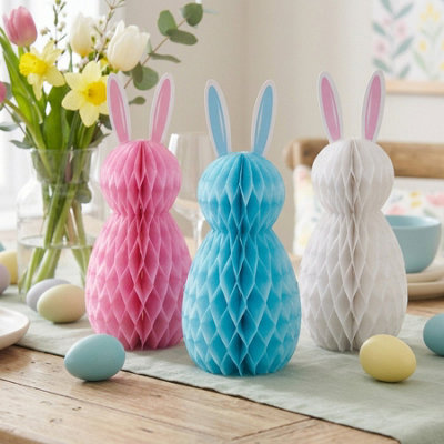 Springtime Easter Paper Rabbit Decoration