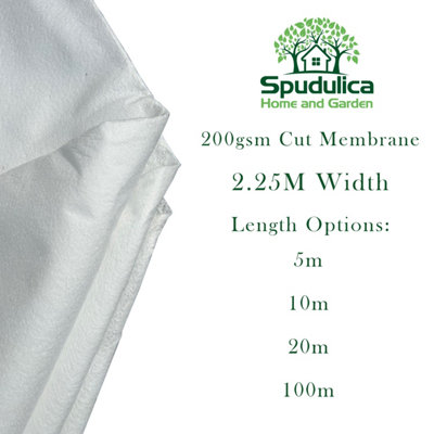 Spudulica 2.25x100m Cut 200gsm Non Woven Membrane - Higher loading projects & Drainage Layer