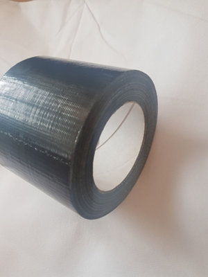 Spudulica Geotextile Membrane Joining Joint Tape Soakaway Crate Astro Turf Adhesive Tape Membrane Tape Black 10cm width x 50m