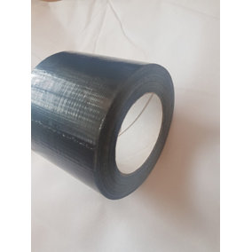 Spudulica Geotextile Membrane Joining Joint Tape Soakaway Crate Astro Turf Adhesive Tape Membrane Tape Black 10cm width x 50m