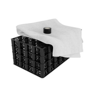Spudulica Soakaway Crate Kit 1140L - 6 x 190 litre Crates with Cut Geotextile & Adhesive Tape