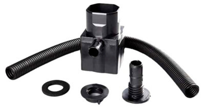 Spudulica Water Butt Rain Diverter Kit For Square 65mm & Round 68mm Pipe - Save downpipe Water for your use