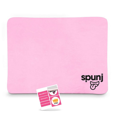 spunj The Ultra Thirsty Sponge Cloth Pink, Super Absorbent Cleaning ...