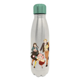 Spy x Family Cool Vs Family Metal Water Bottle Multicoloured (One Size)
