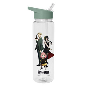 Spy x Family Cool Vs Family Plastic Water Bottle Multicoloured (One Size)