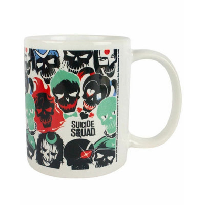 Squad Skull Ceramic Mug White (One Size)