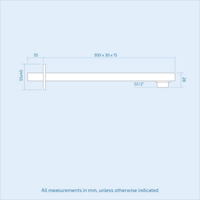 Square 2 Dial 1 Way Concealed Thermostatic Shower Mixer Valve Head Set - 9