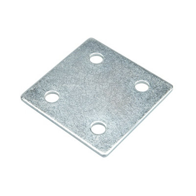 Square 52mm x 52mm Furniture Mending Fixing Plates Brackets Brace ...