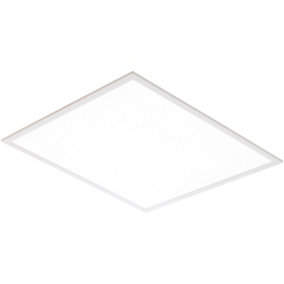 Square Backlit LED Ceiling Panel Light - 595mm Sq - 40W Daylight White LED