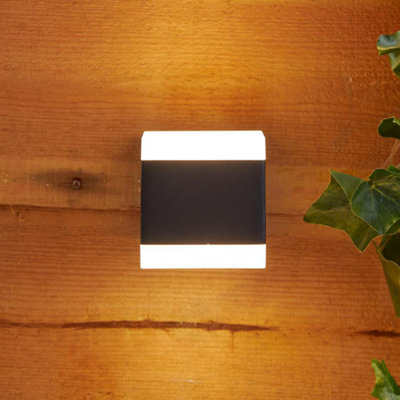 Square Black Integrated LED Light - Down Light