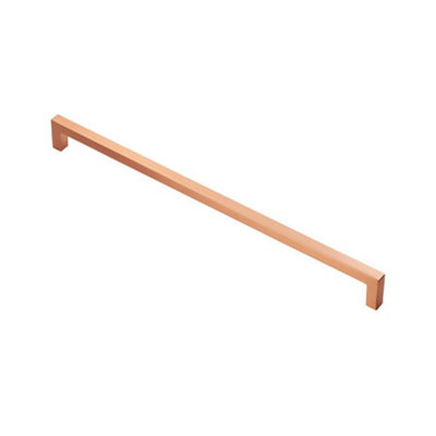 Square Block Handle Pull Handle 330 x 10mm 320mm Fixing Centres Satin ...