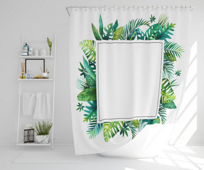 Square Botanical Border (Shower Curtain) / Default Title Price Comparisons | Compare The Build