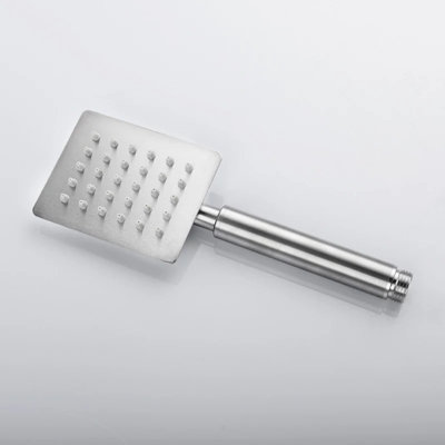 Square Chrome Finish Handset Shower Handset For Bath Mixer Tap Square Chrome - 4