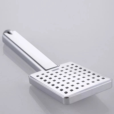 Square Chrome Finish Handset Shower Handset For Bath Mixer Tap