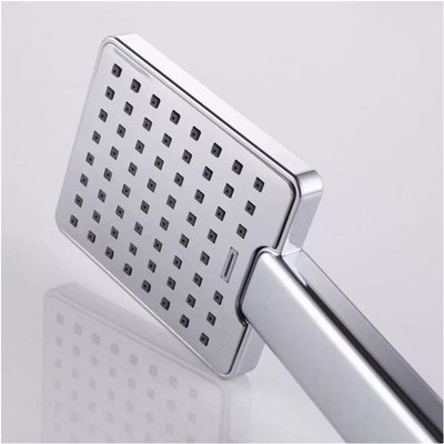 Square Chrome Finish Handset Shower Handset For Bath Mixer Tap - 4