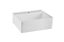Square Compact 1 Tap Hole Ceramic Countertop Vessel without Overflow - 335mm - Balterley
