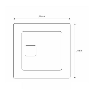 Square Compact Back to Wall Toilet Pan with Soft Close Slim Seat and Concealed Cistern Square Brass Flush Button - 4