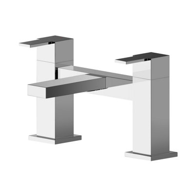 Square Deck Mounted Bath Filler Tap - Chrome Price Comparisons | Compare The Build