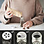 Square Glass Spice Jars for Herbs and Spices 8 Pack - Spice Rack Organization with Stickers, Pen, and Funnel Included
