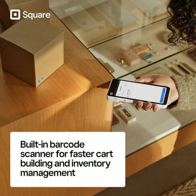 Square Handheld Card Reader Portable Payment Machine Barcode Scanner ...