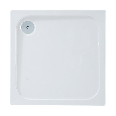 Square Low Profile Anti Slip Shower Tray - 900x900mm