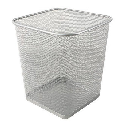 Square Mesh Waste Bin One Colour (One Size)