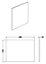 Square MFC Reversible Shower Bath End Panel - 700mm - Woodgrain Solace Oak - Balterley