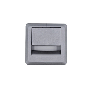 Square Plastic Grommet For Desk 60mm Aluminium