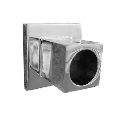 Square Shower Slider Rail Fixed Wall Mounted Bracket Brass Replacement DIY at B&Q