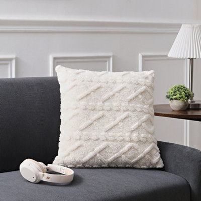 Square Throw Pillow with Pillow Insert Soft Covered Couch Pillow