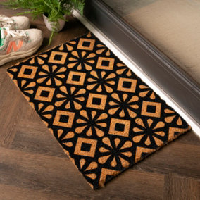 Square Tiles Patterned Doormat