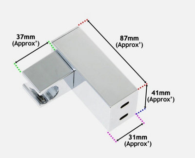 Square Tiltable Shower Head Bracket Holder Adjustable Wall Mount for ...