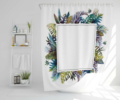 Square Tropical Border (Shower Curtain) / Default Title Price Comparisons | Compare The Build